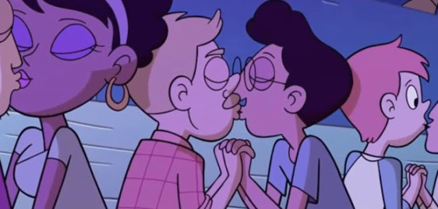 Resultado de imagem para Disney exibiu primeiro beijo gay em série animada