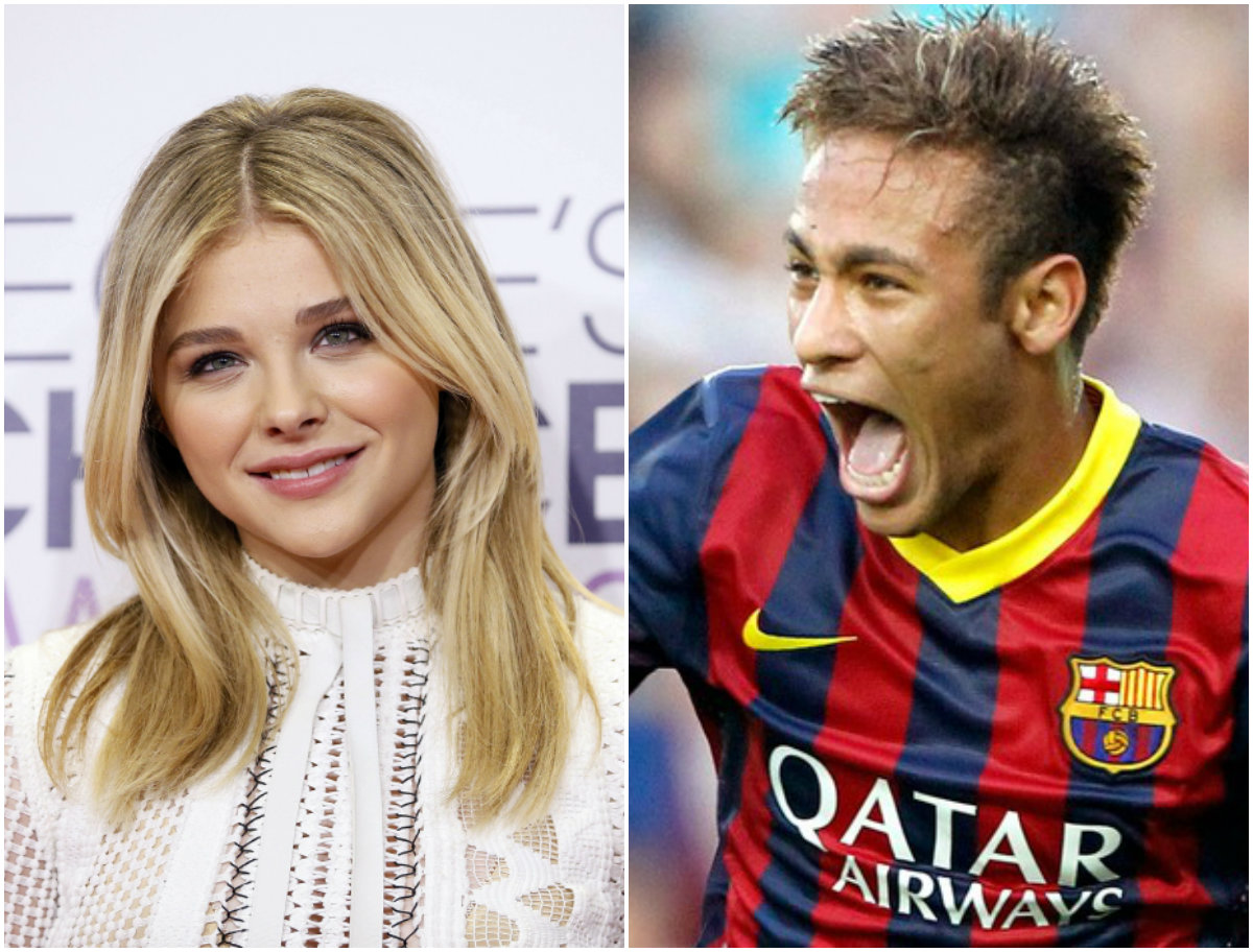 Neymar e Chloë Grace Moretz apaixonados? - Futebol - Correio da Manhã